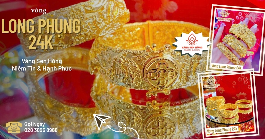 Giới thiệu mẫu trang sức vàng Sen Hồng tại Thủ Đức