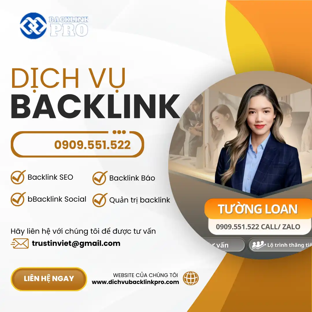 Dịch vụ backlink chất lượng